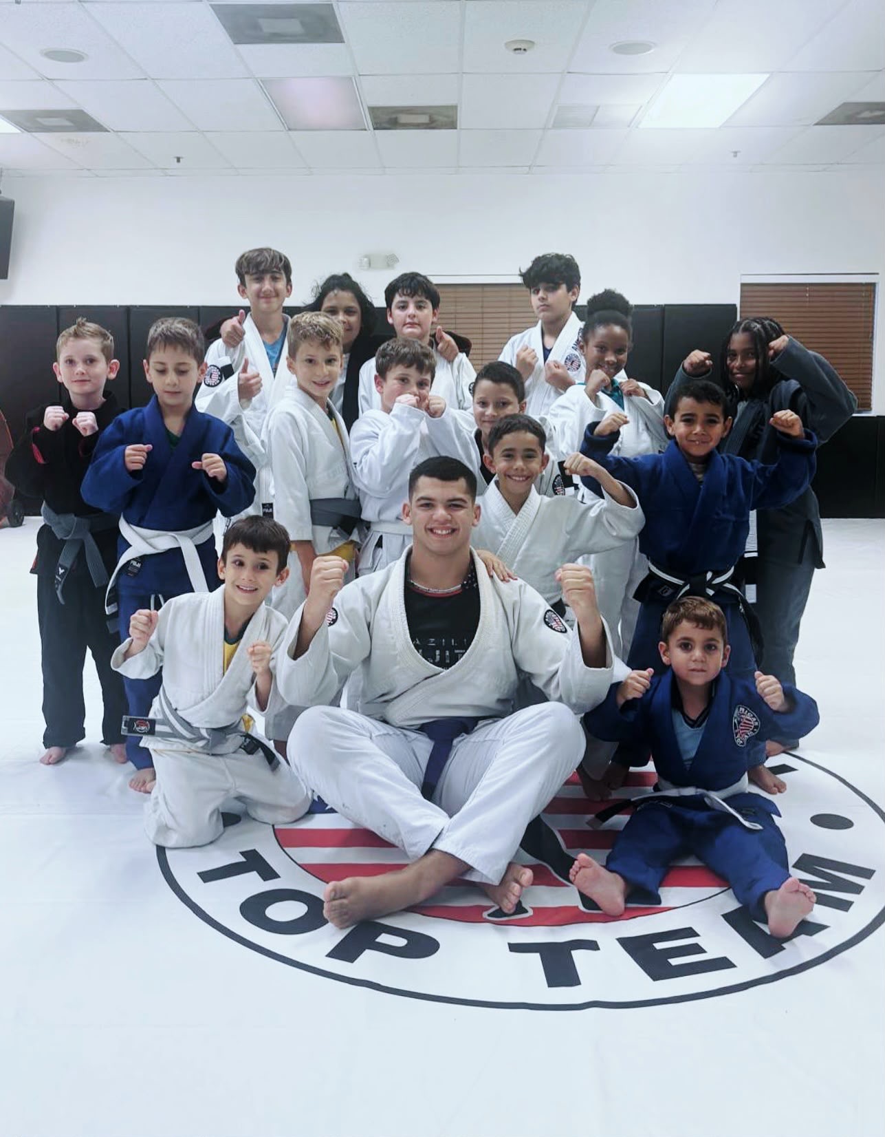 Kids martial arts class training at ATT West Pines